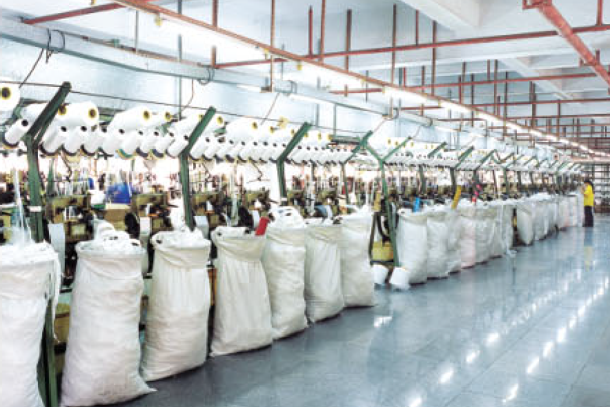 Khu may vải nylon